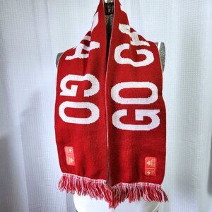 Olympic Scarf Molson Canadian Go Canada Go Official Supporter Red and White